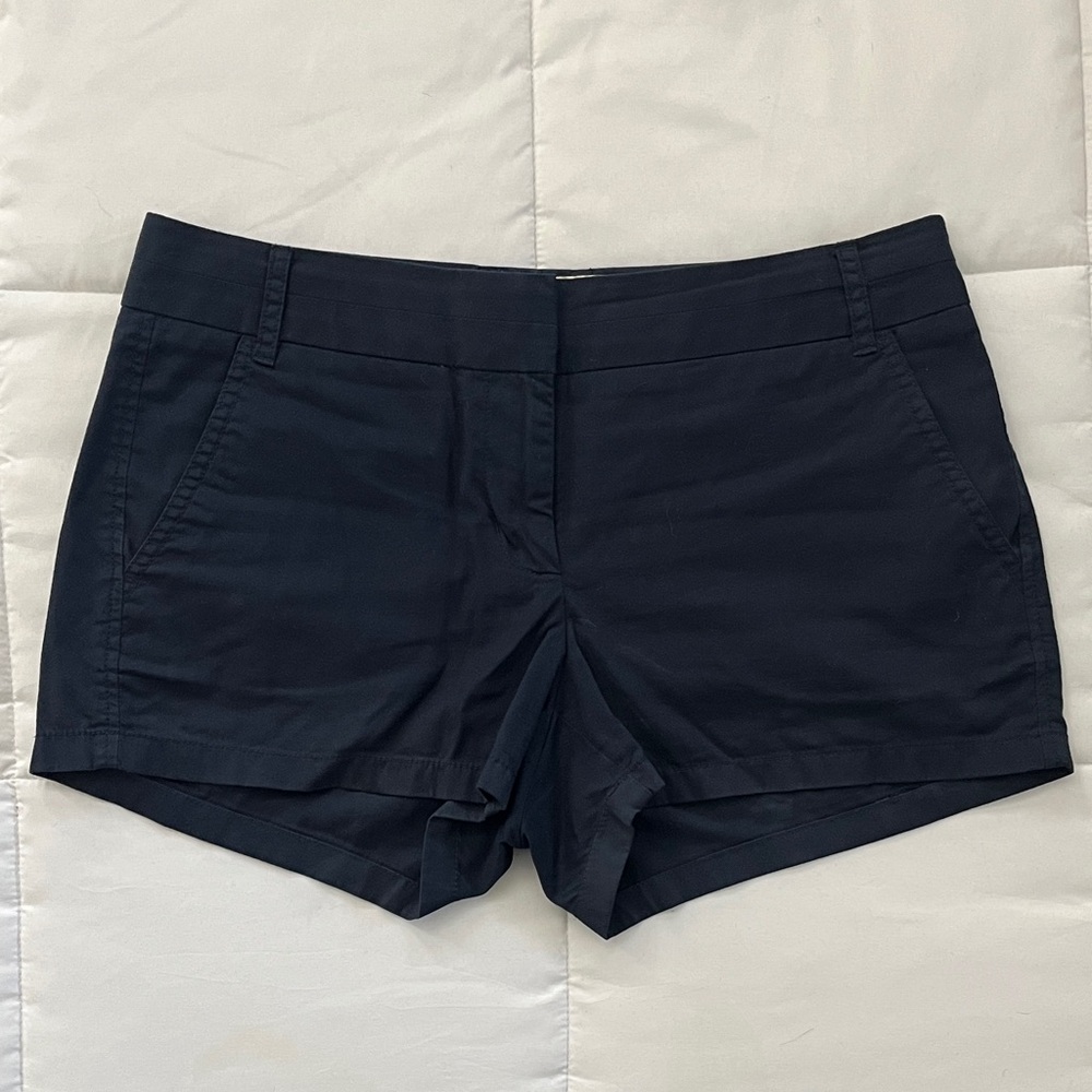 J.Crew 3" Stretch Chino Shorts Women's Size 4 Navy